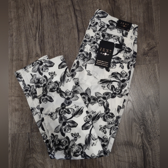 Jen7 by 7 for All Mankind Women's Cropped Skinny Leg Jean - Picture 8 of 9